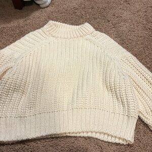Warm cream sweater